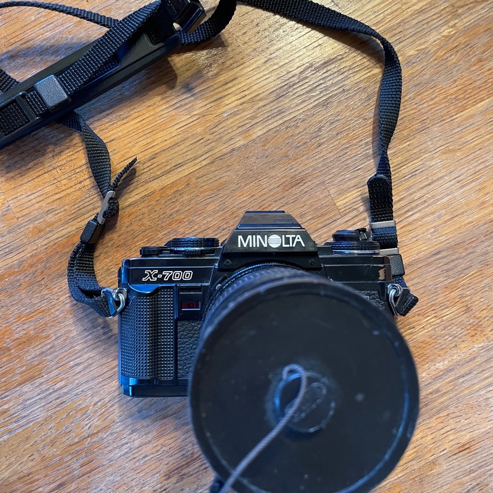 Vintage minolta camera package